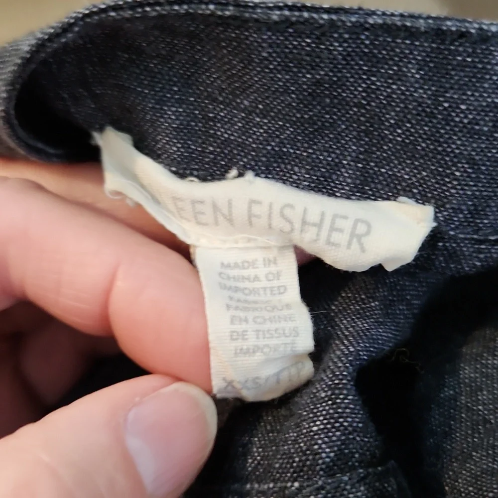 Eileen Fisher Linen Dress Size XXS - Picture 12 of 14